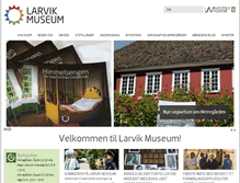 Tablet Screenshot of larvikmuseum.no